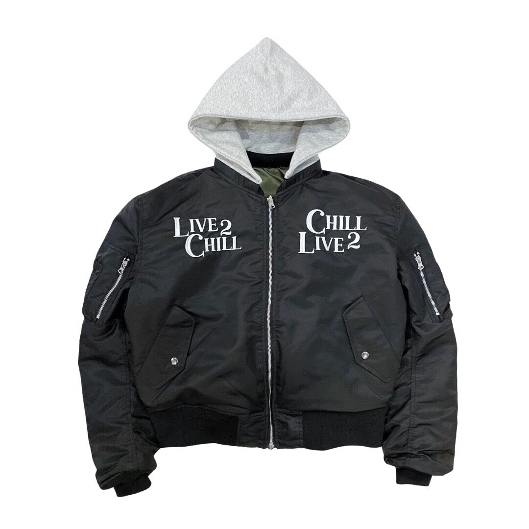 REVERSIBLE BOMBER JACKET