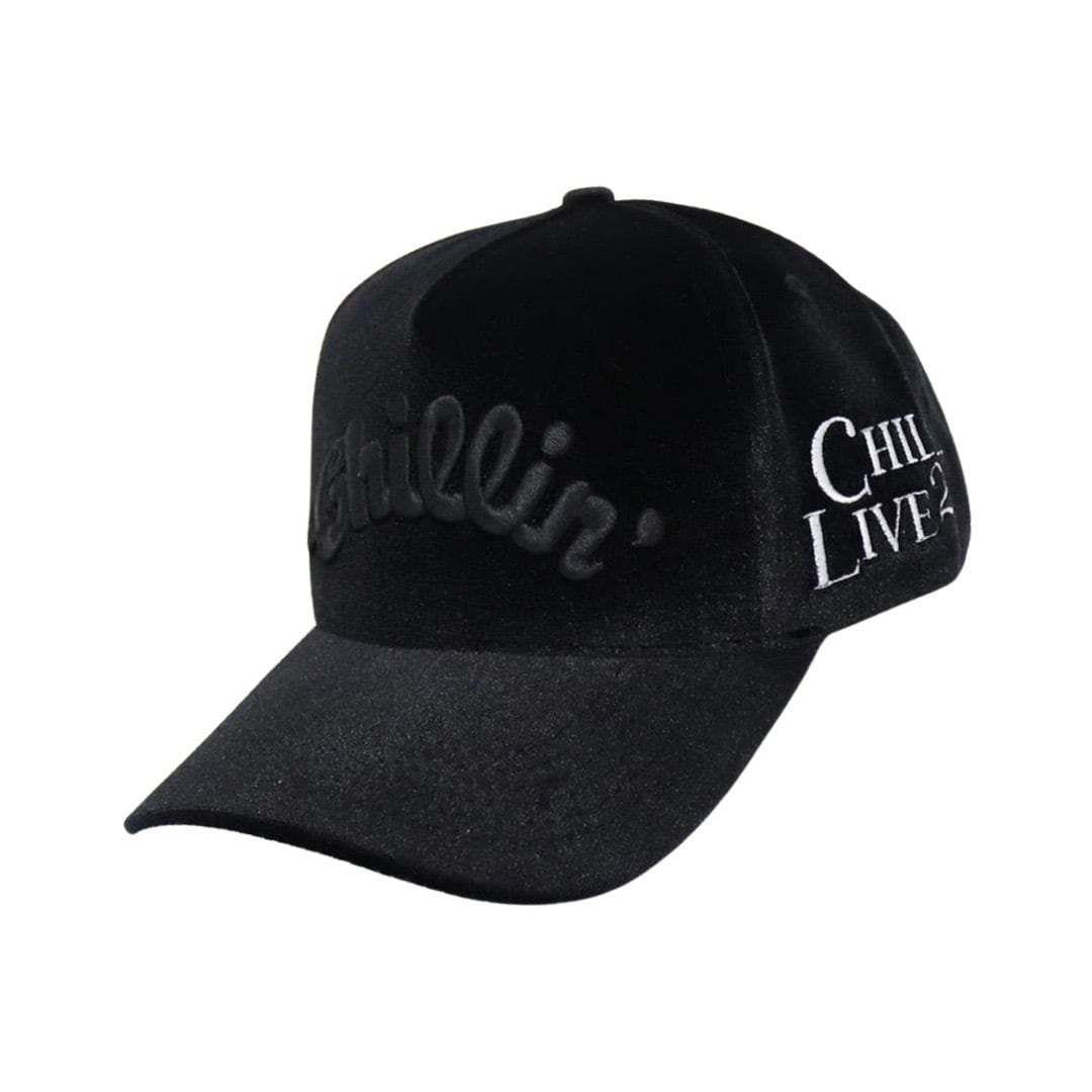 L2C VELVET CAP - BLACK