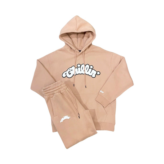 BIG LOGO SWEATSUIT SET - P.PINK