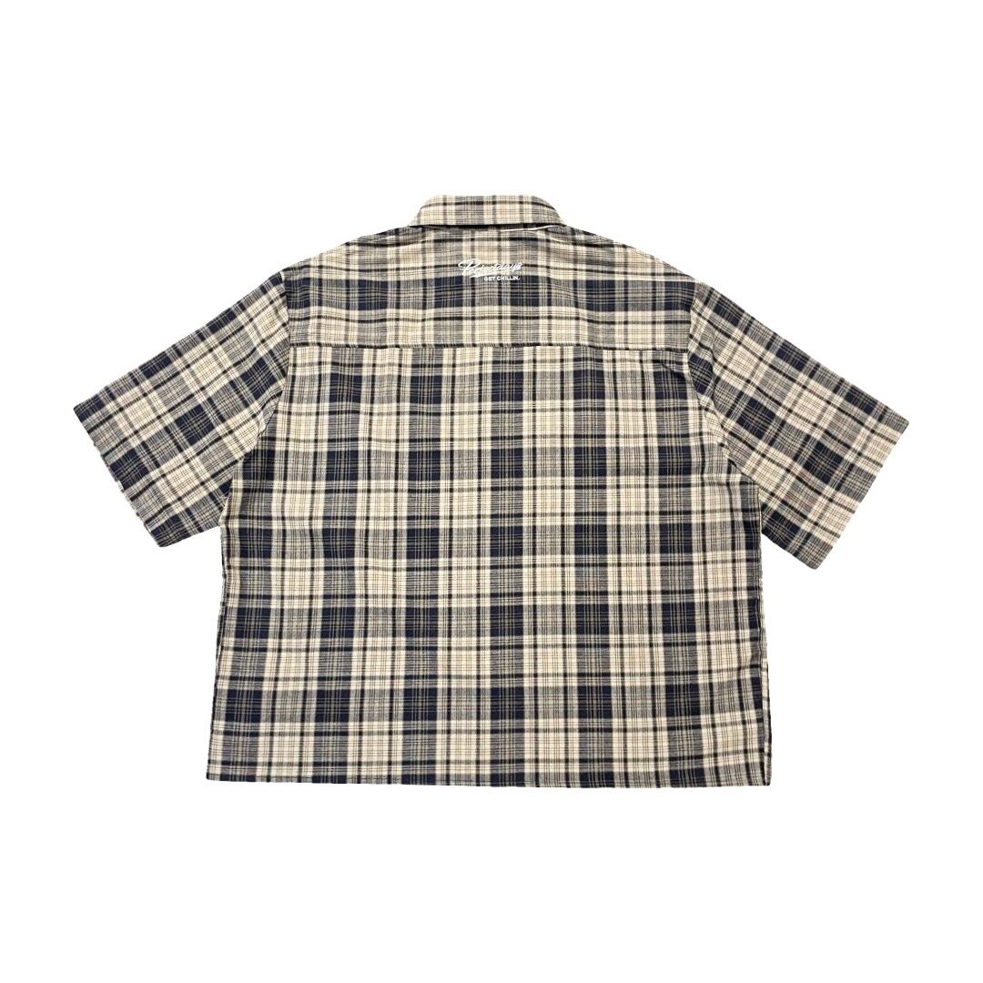 CHECKERED SHIRT - NAVY