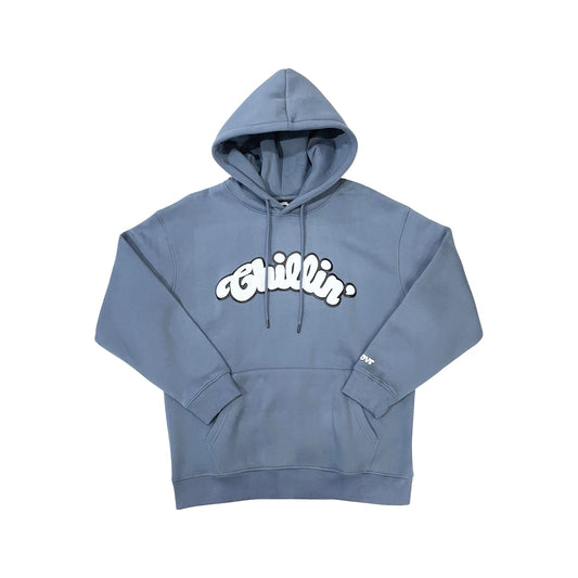 BIG LOGO SWEATSUIT SET - ASH BLUE