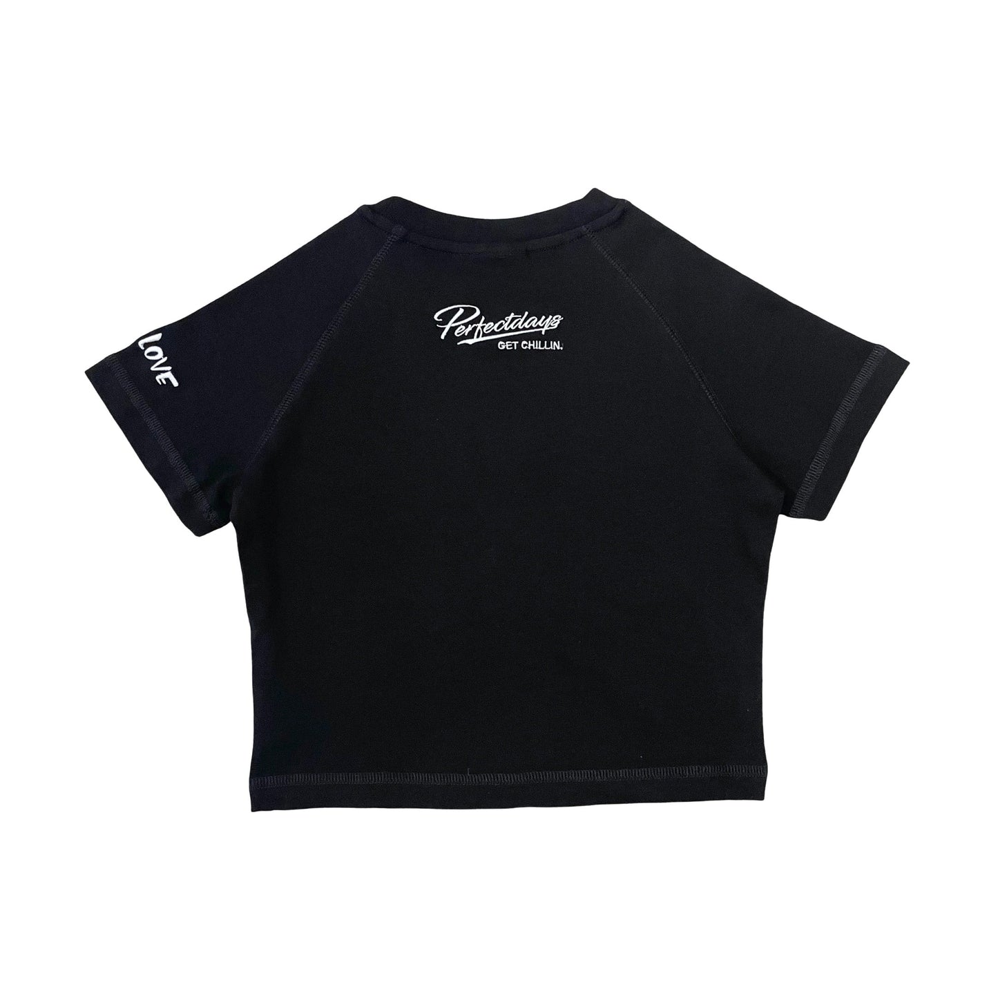 Women's CROPPED S/S TEE - BLACK