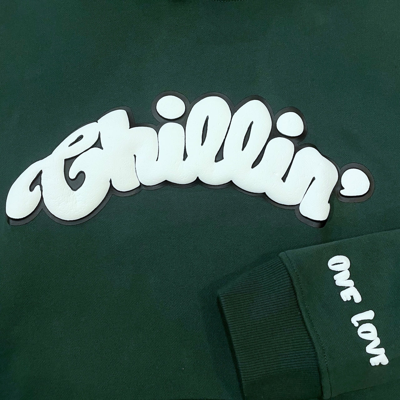 BIG LOGO SWEATSUIT SET - D.GREEN