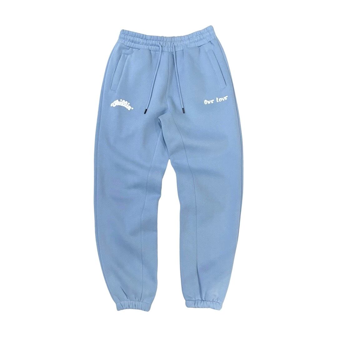 BIG LOGO SWEATSUIT SET - SKY BLUE