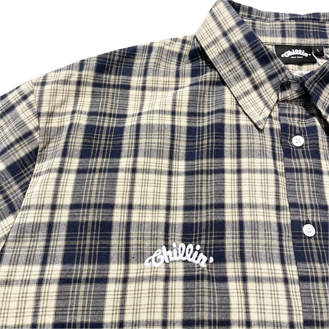 CHECKERED SHIRT - NAVY