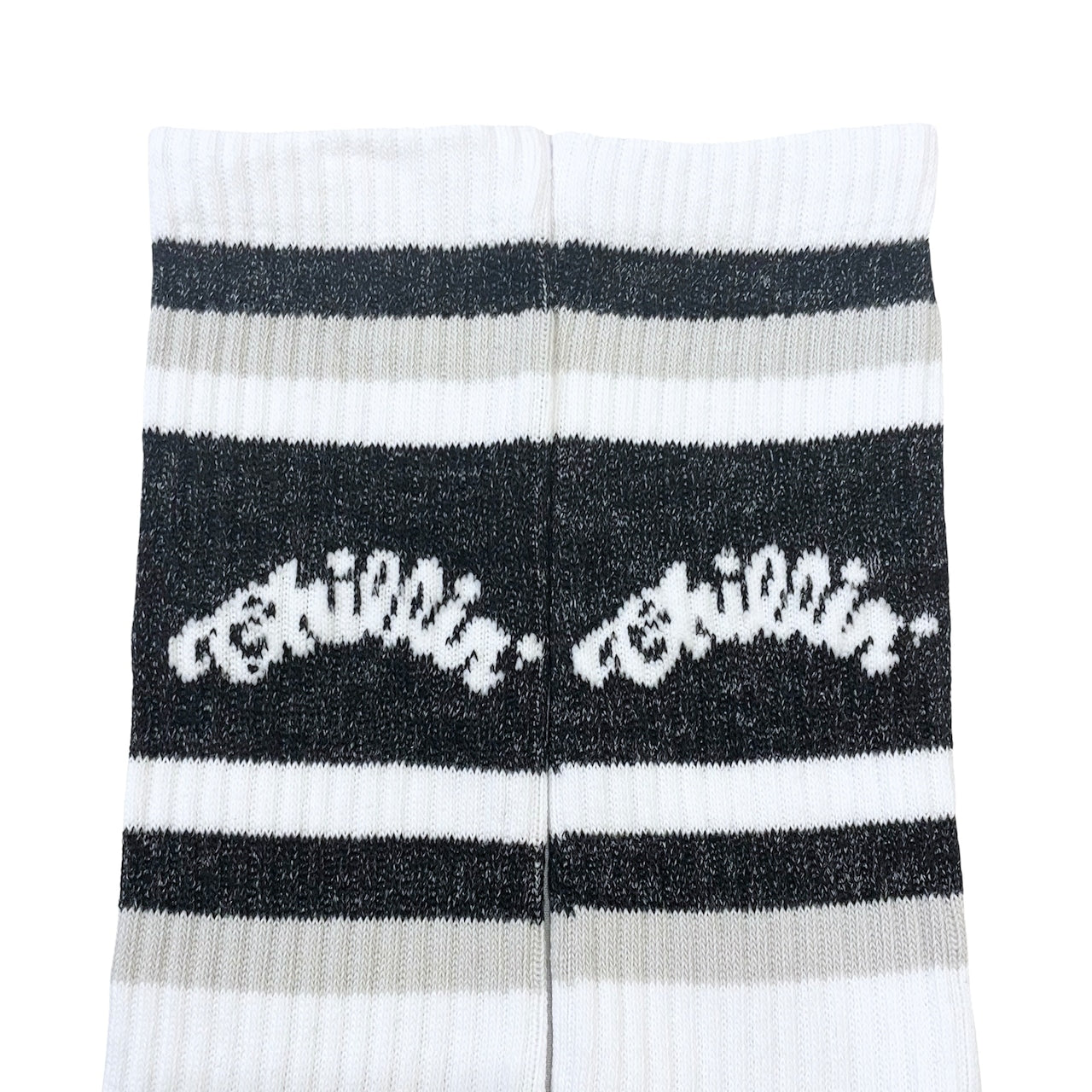 LUMINOUS LOGO SOCKS - BLACK