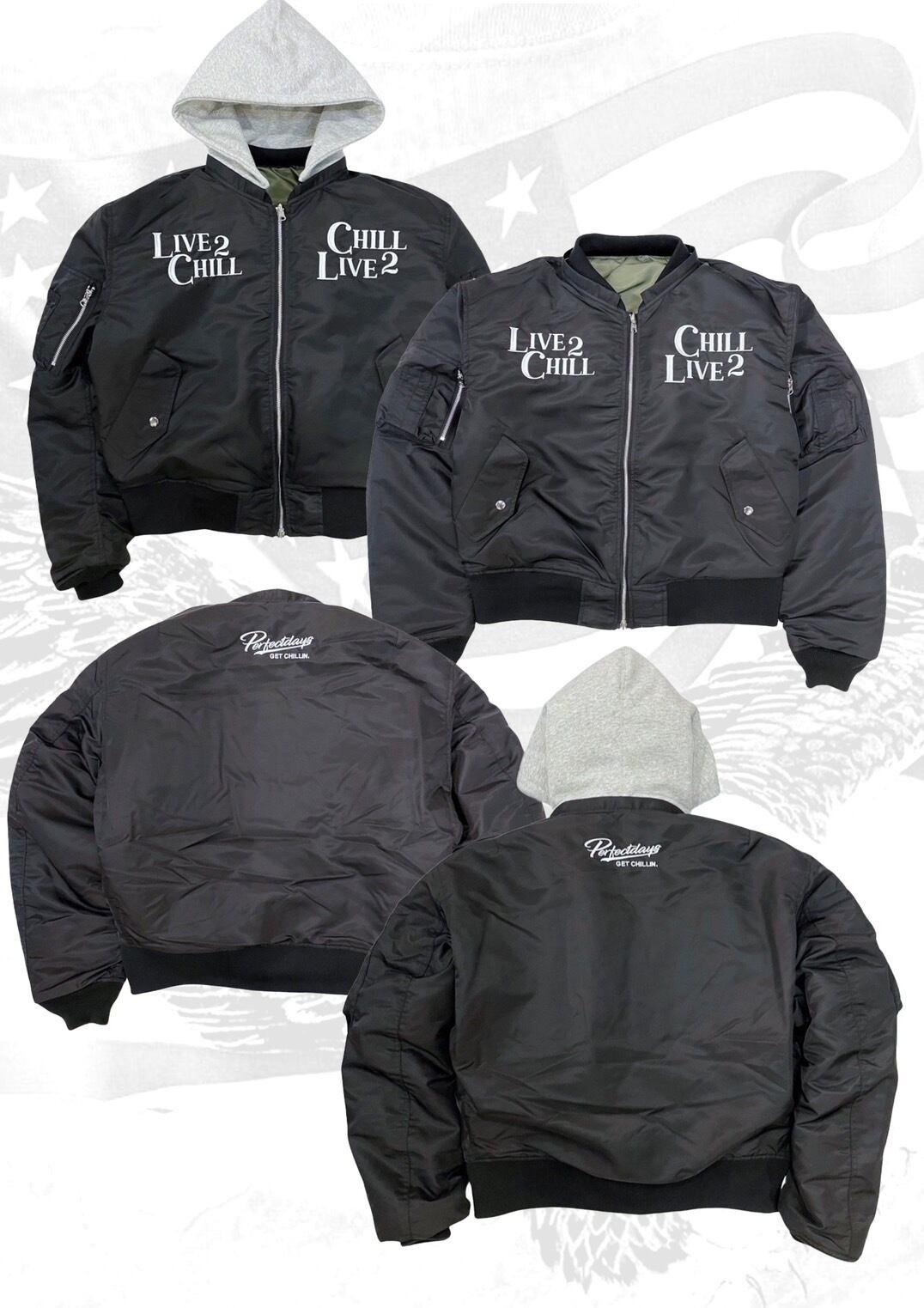 REVERSIBLE BOMBER JACKET