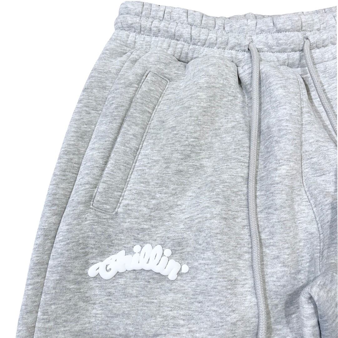 BIG LOGO SWEATSUIT SET - GREY