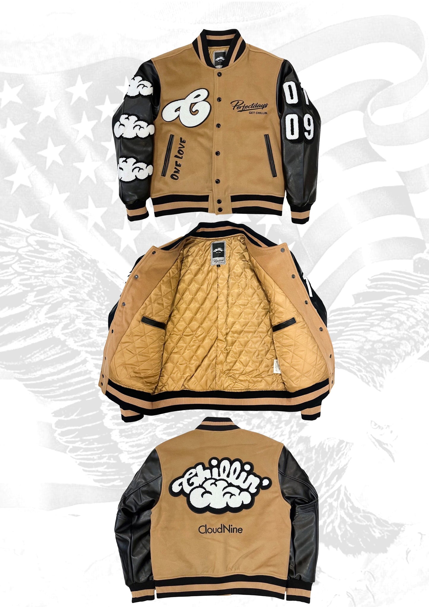 Cloudnine STADIUM JACKET - MOCHA