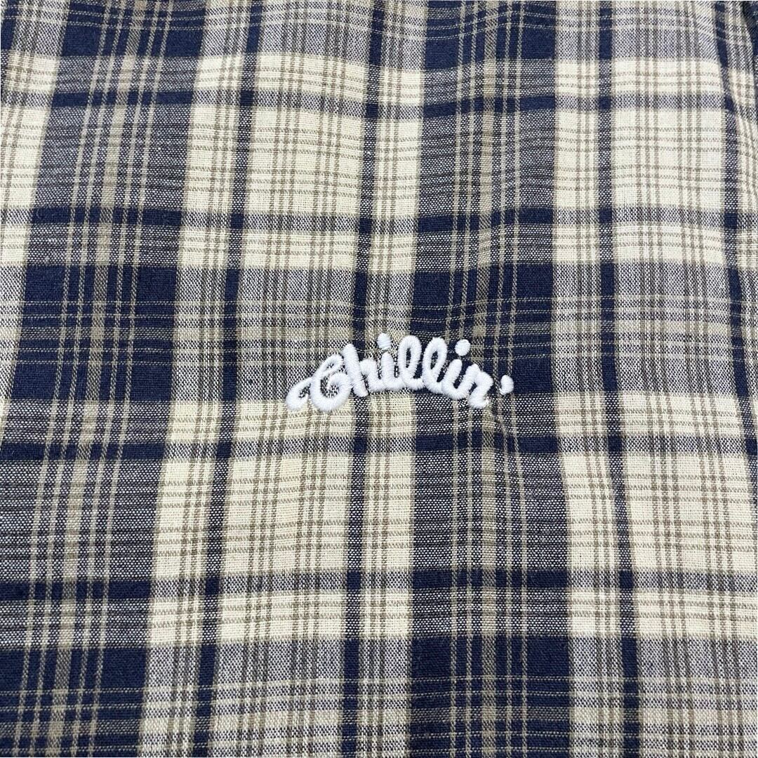 CHECKERED SHIRT - NAVY