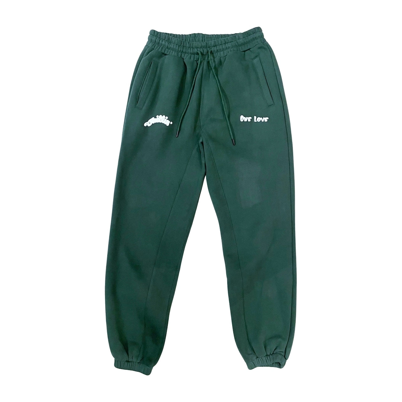 BIG LOGO SWEATSUIT SET - D.GREEN