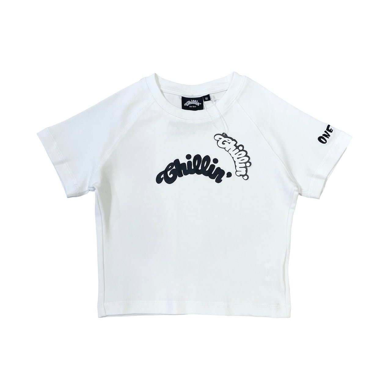 Women's CROPPED S/S TEE - WHITE