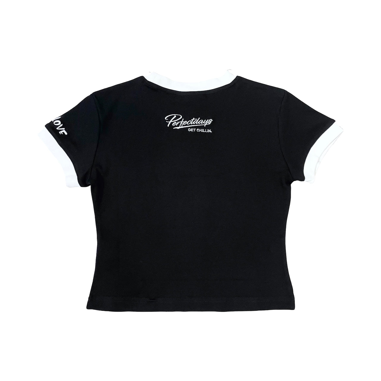 Women's RINGER S/S TEE - BLACK