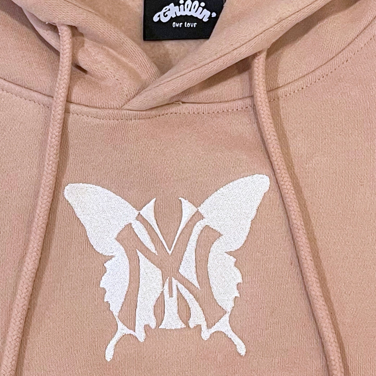 Women's NY BUTTERFLY HOODIE - PINK