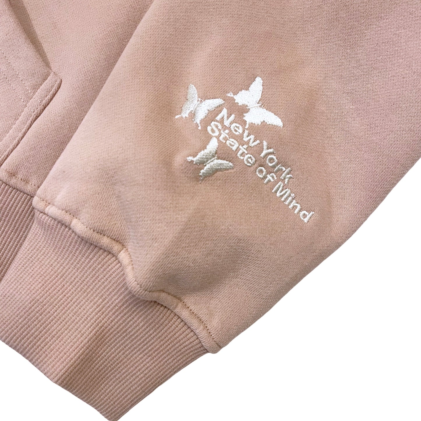 Women's NY BUTTERFLY HOODIE - PINK