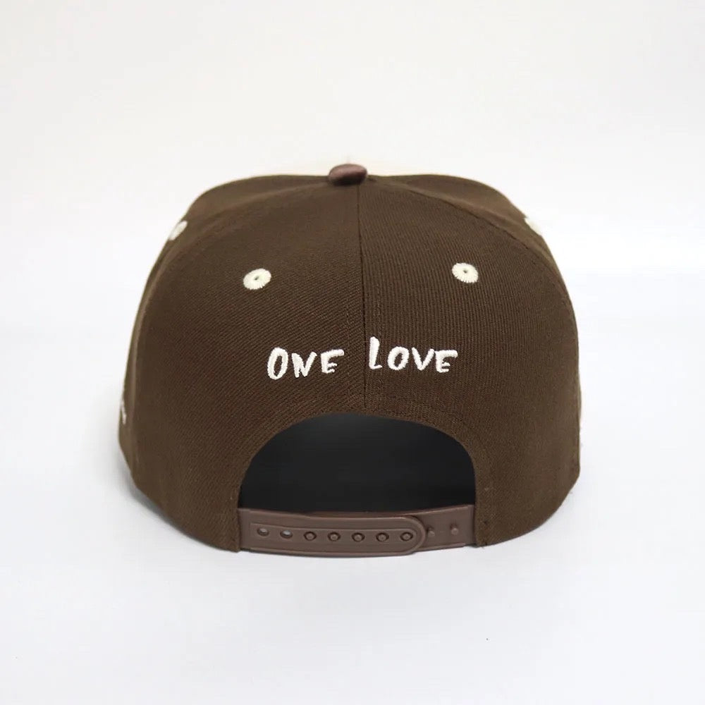 NY BUTTERFLY 5PANEL CAP - BROWN