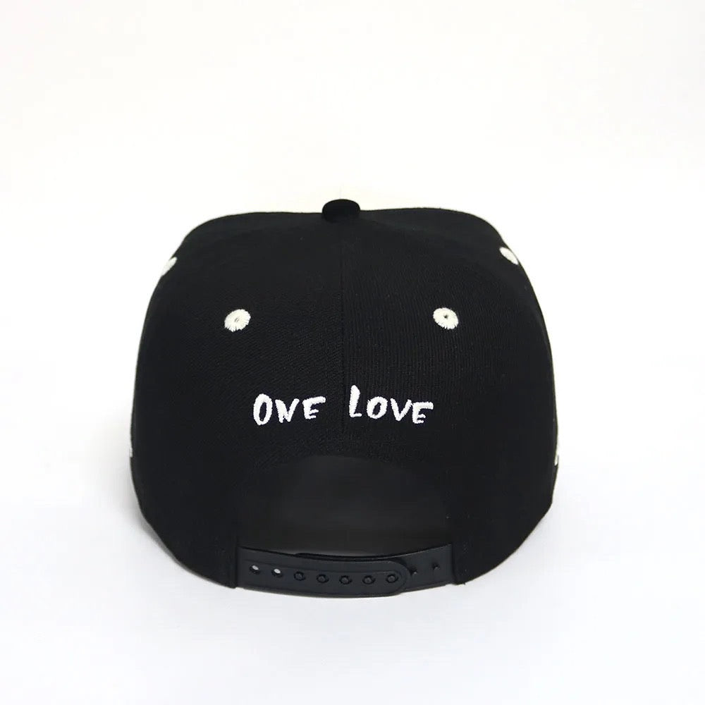 NY BUTTERFLY 5PANEL CAP - BLACK