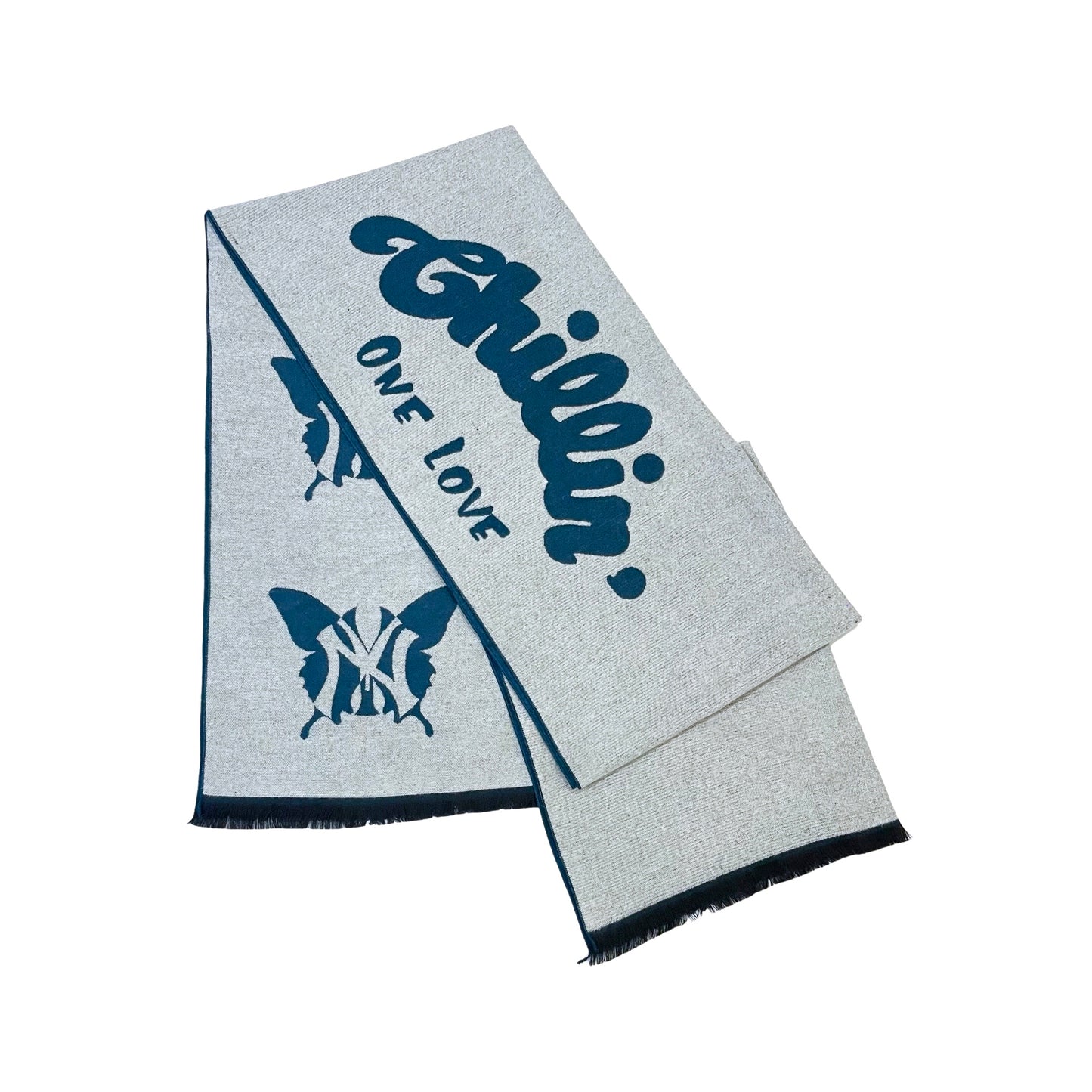 NY BUTTERFLY STOLE - GREEN