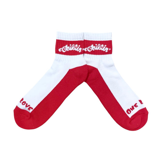 LOGO SOCKS (LOW)- RED