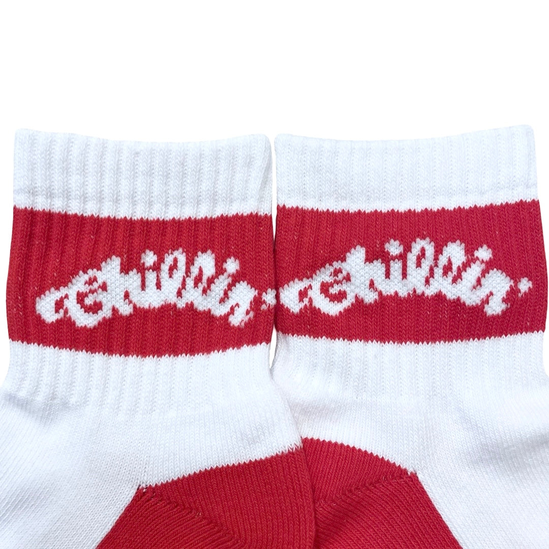 LOGO SOCKS (LOW)- RED