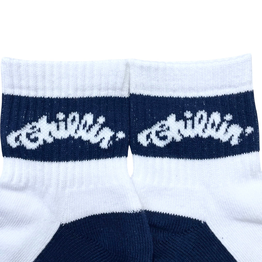 LOGO SOCKS (LOW)- NAVY