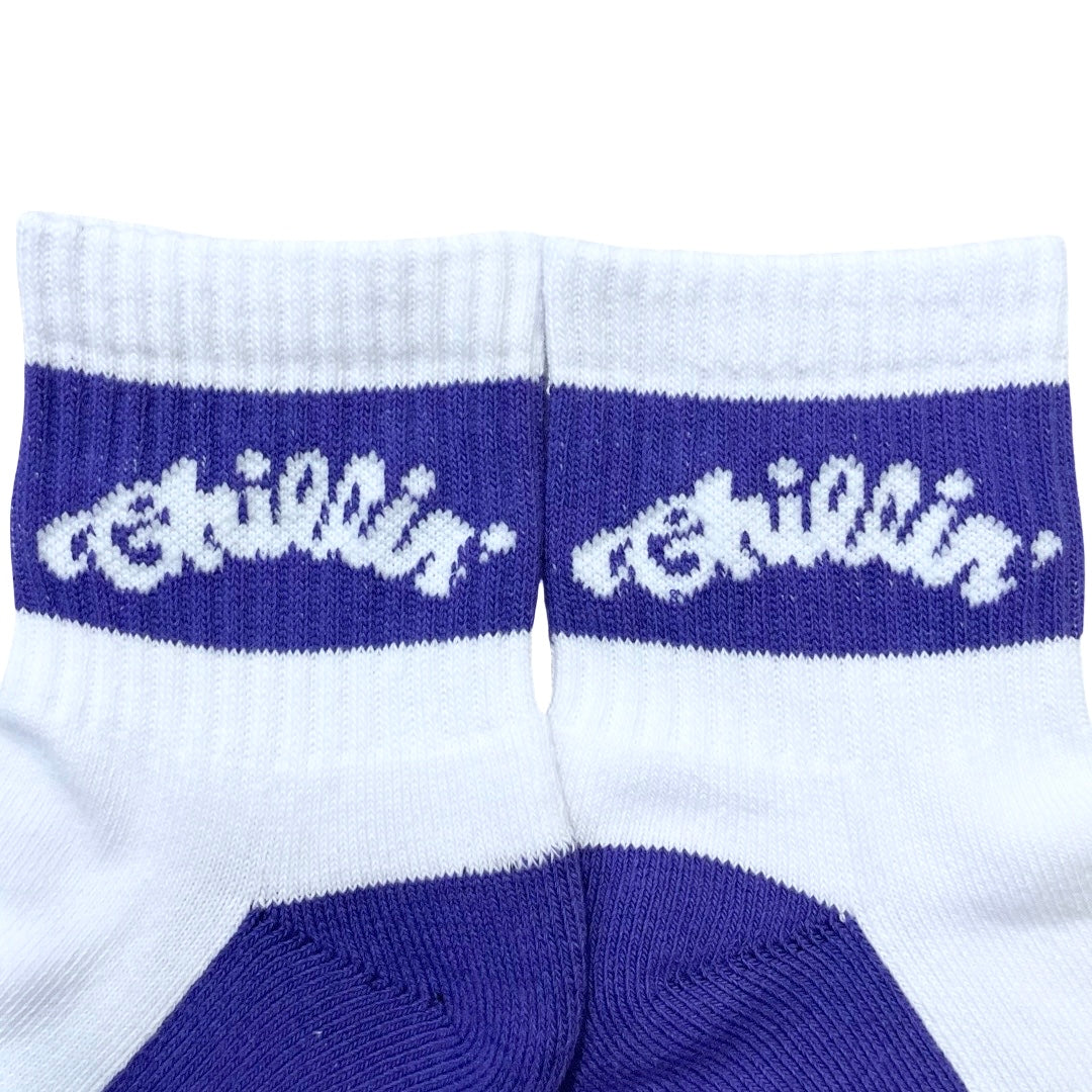 LOGO SOCKS (LOW)- PURPLE