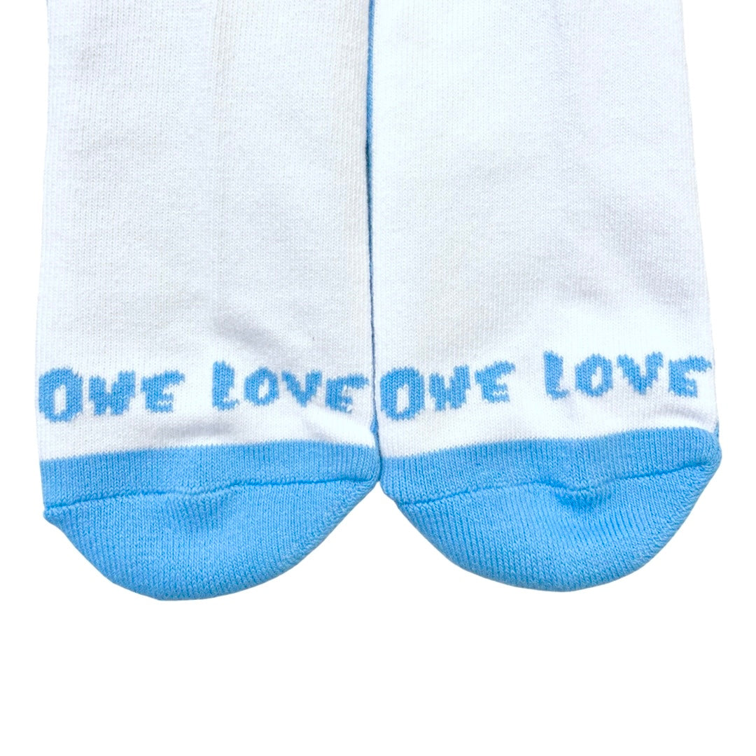 LOGO SOCKS (LOW)- SKY BLUE
