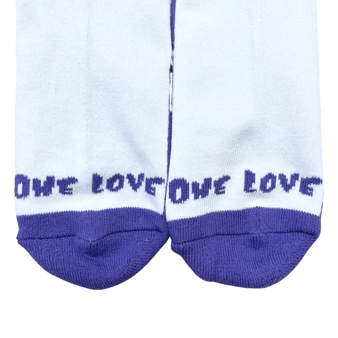 LOGO SOCKS (LOW)- PURPLE