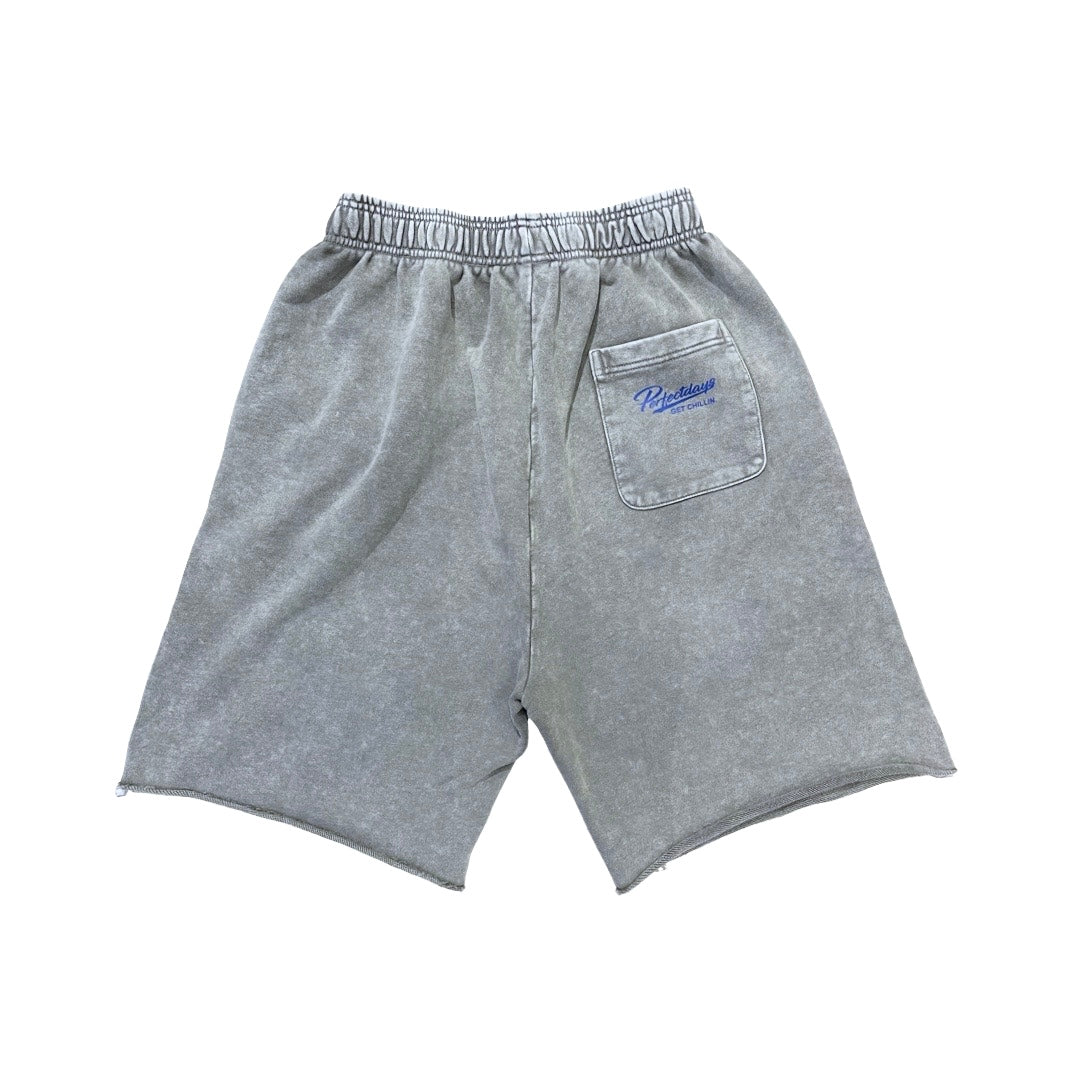 LA ANGEL PIGMENT SHORTS - GREY