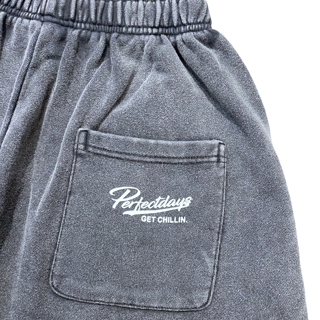 LA ANGEL PIGMENT SHORTS - BLACK