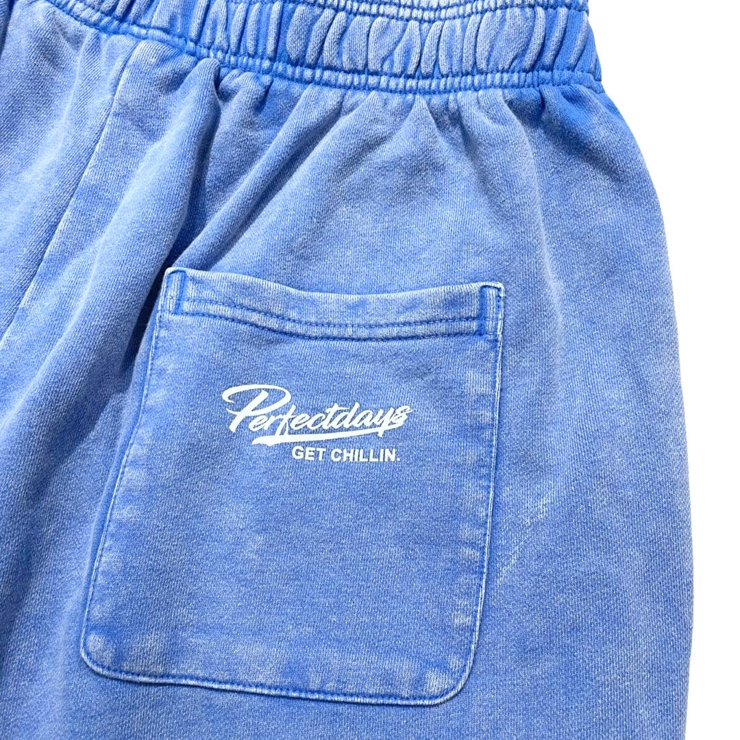 LA ANGEL PIGMENT SHORTS - SKY BLUE