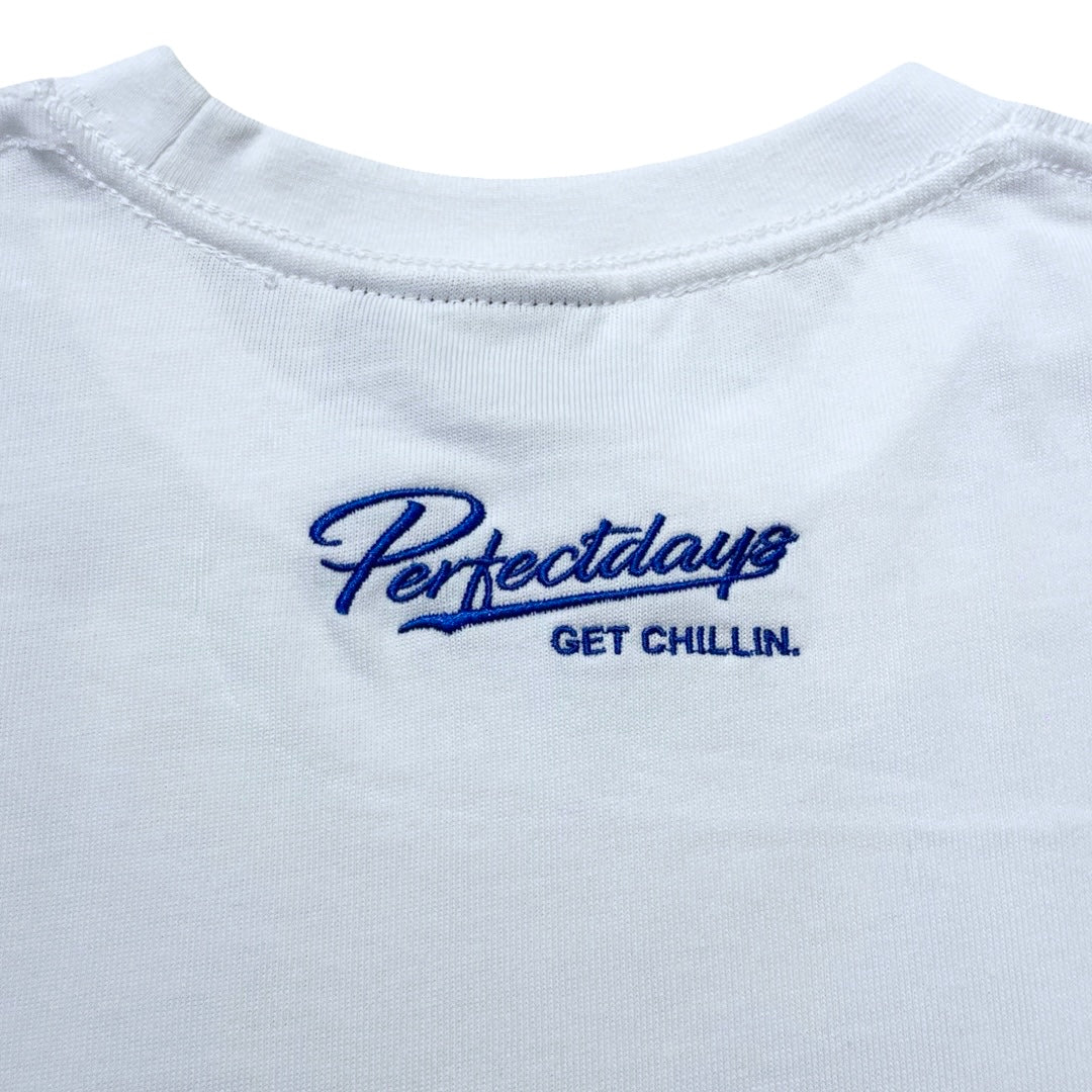 LA ANGEL S/S TEE - WHITE / BLUE
