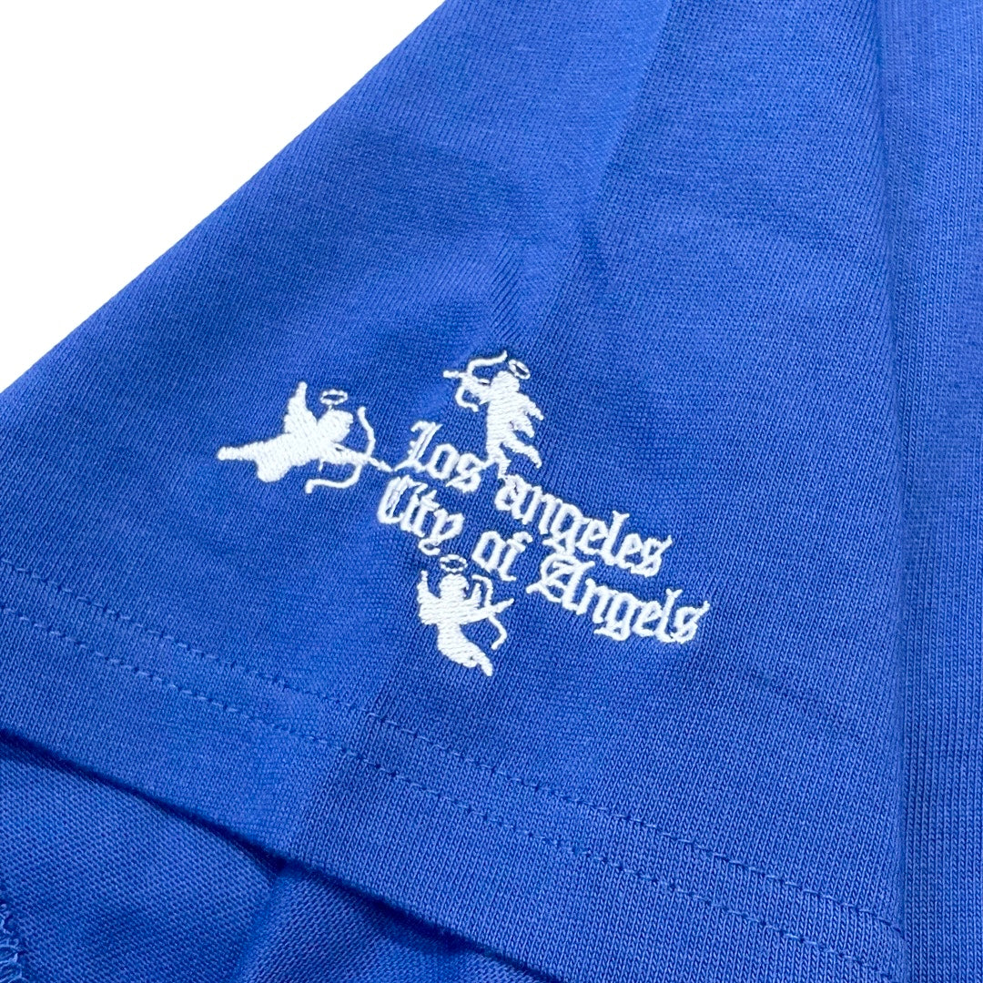 LA ANGEL S/S TEE - BLUE / WHITE