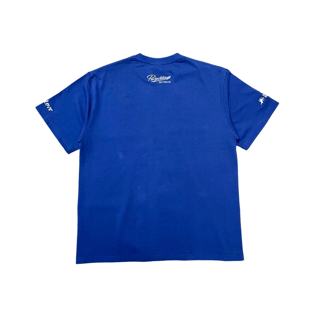 LA ANGEL S/S TEE - BLUE / WHITE