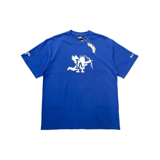 LA ANGEL S/S TEE - BLUE / WHITE