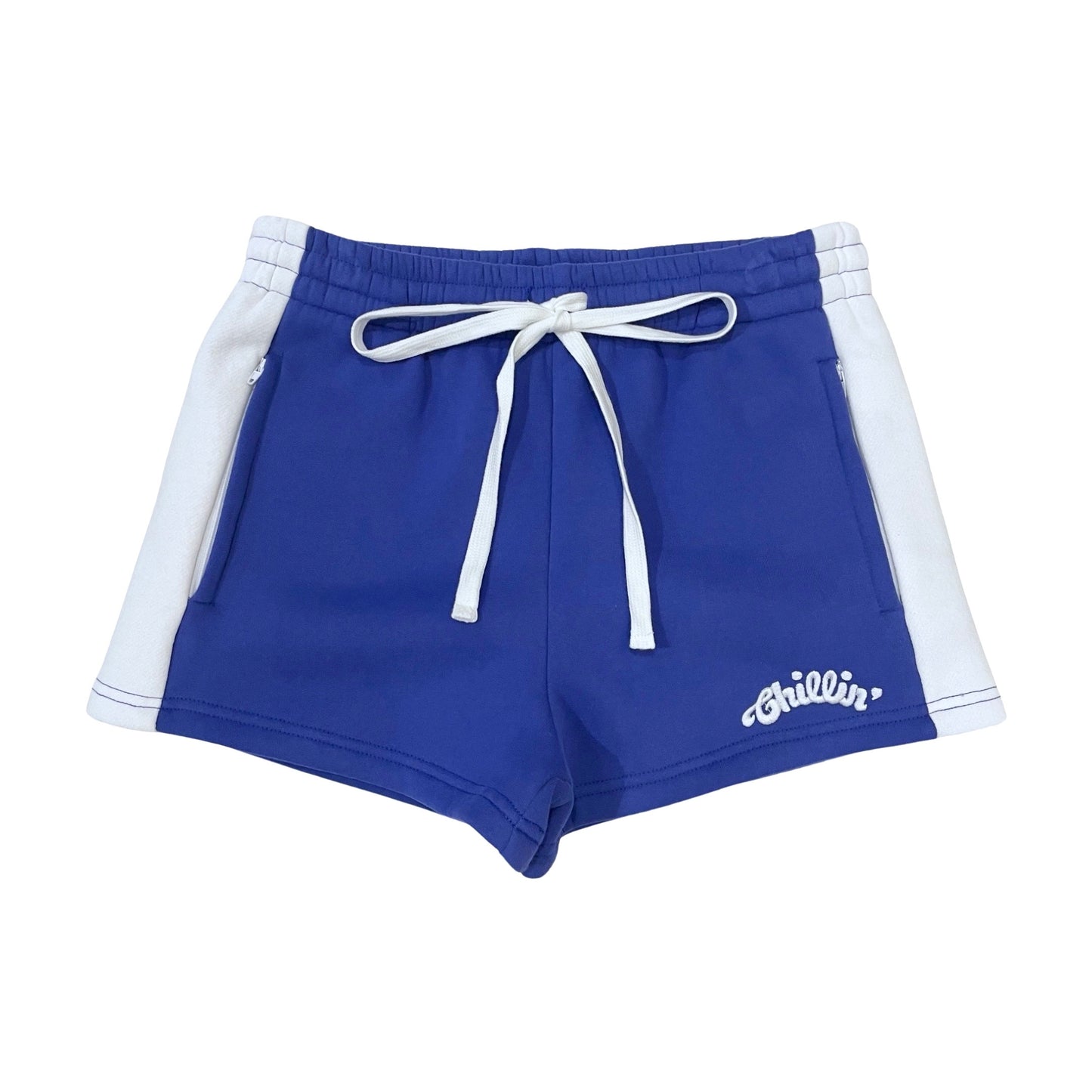 Women's LINE ZIP-UP SWEATSUIT SET - BLUE