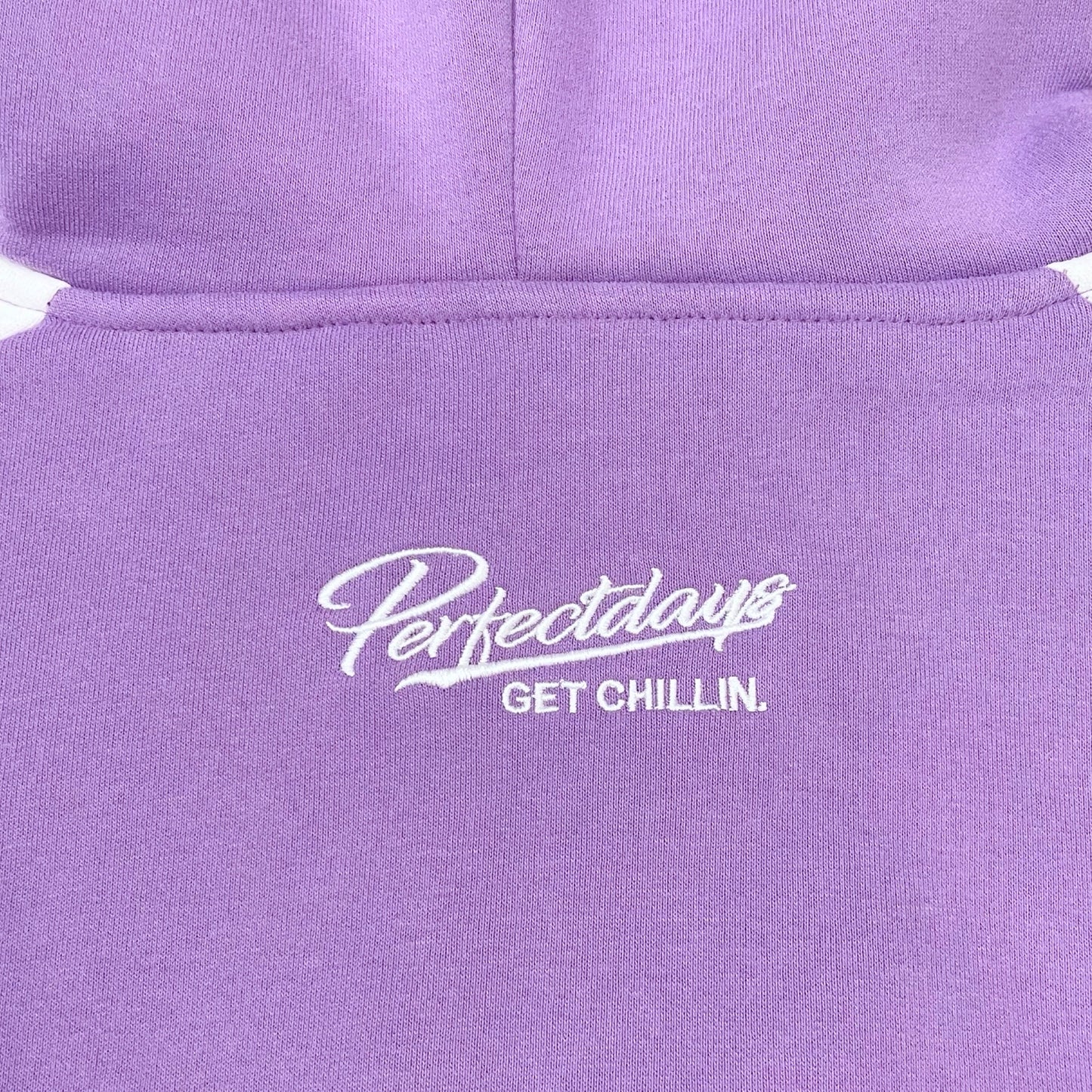 LINE ZIP-UP SWEATSUIT SET - PURPLE
