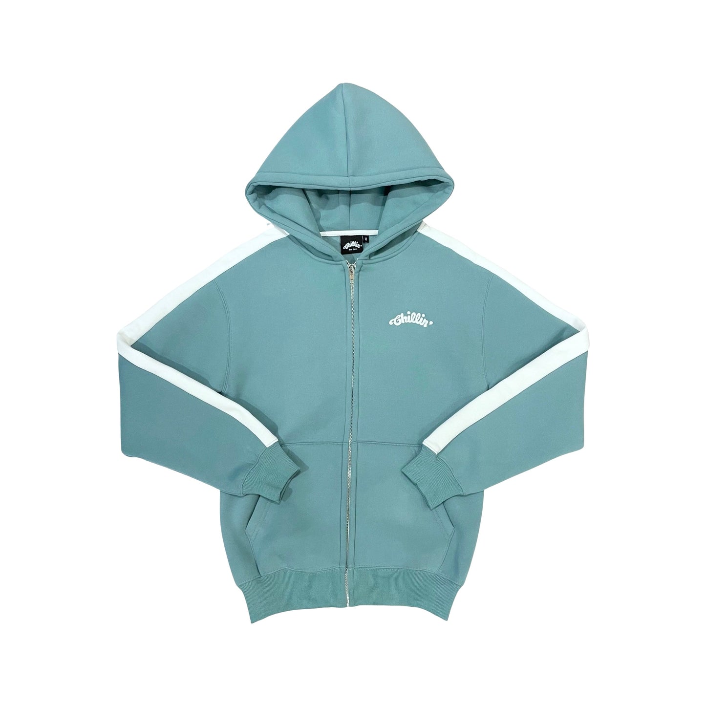 LINE ZIP-UP SWEATSUIT SET - MINT