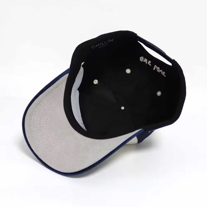 NY BUTTERFLY 5PANEL CAP - NAVY