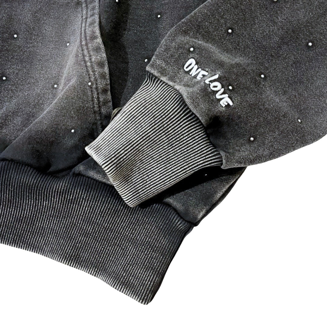 STUDS PIGMENT HOODIE