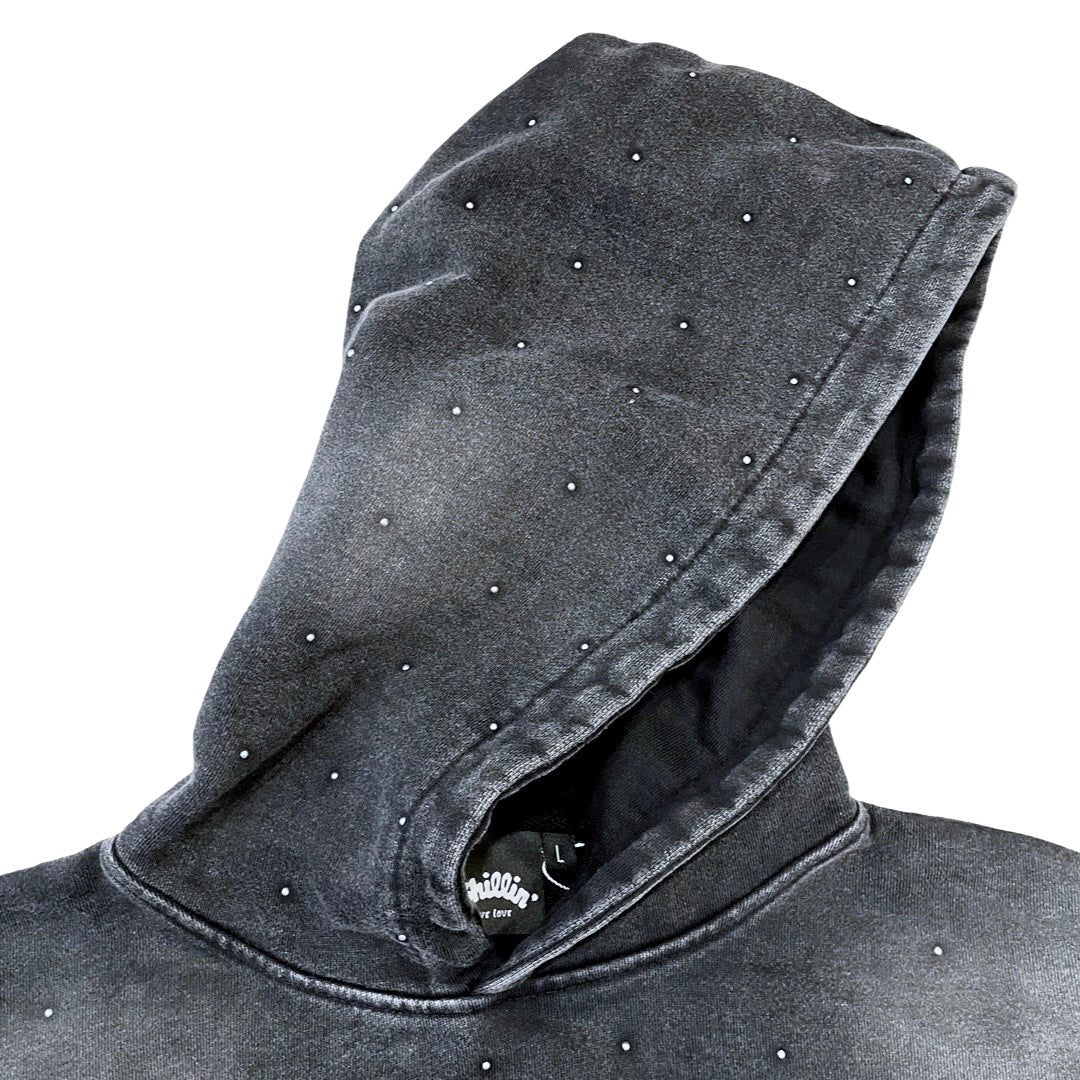 STUDS PIGMENT HOODIE