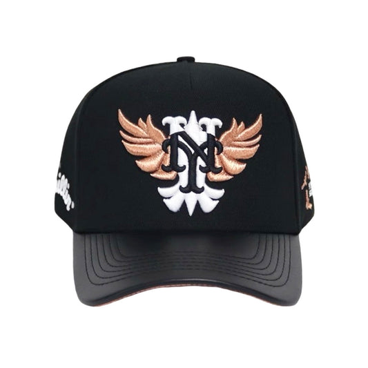 EAGLE CAP - BLACK /PINK GOLD