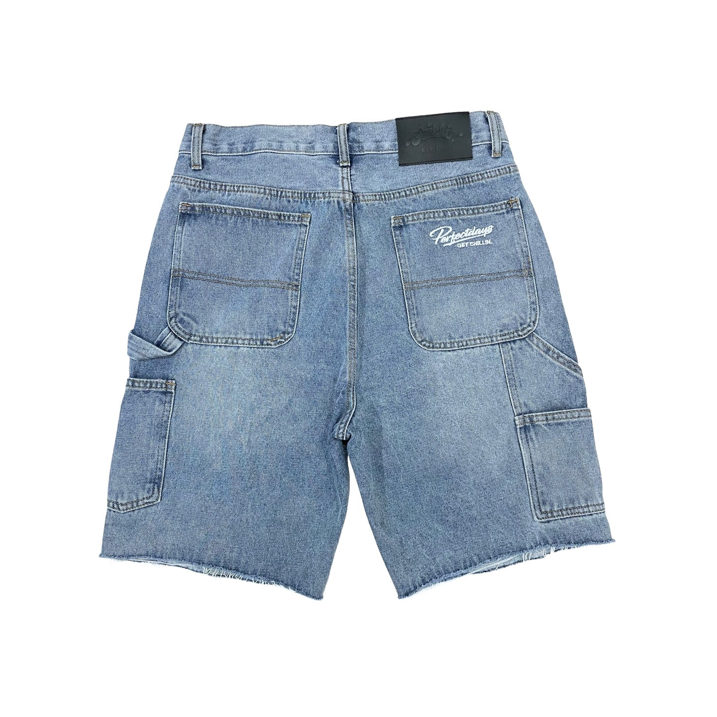 PAINTER DENIM SHORTS - BLUE