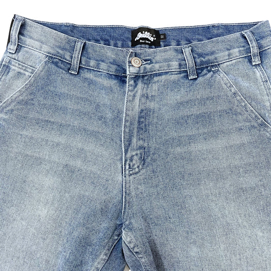 PAINTER DENIM SHORTS - L.BLUE