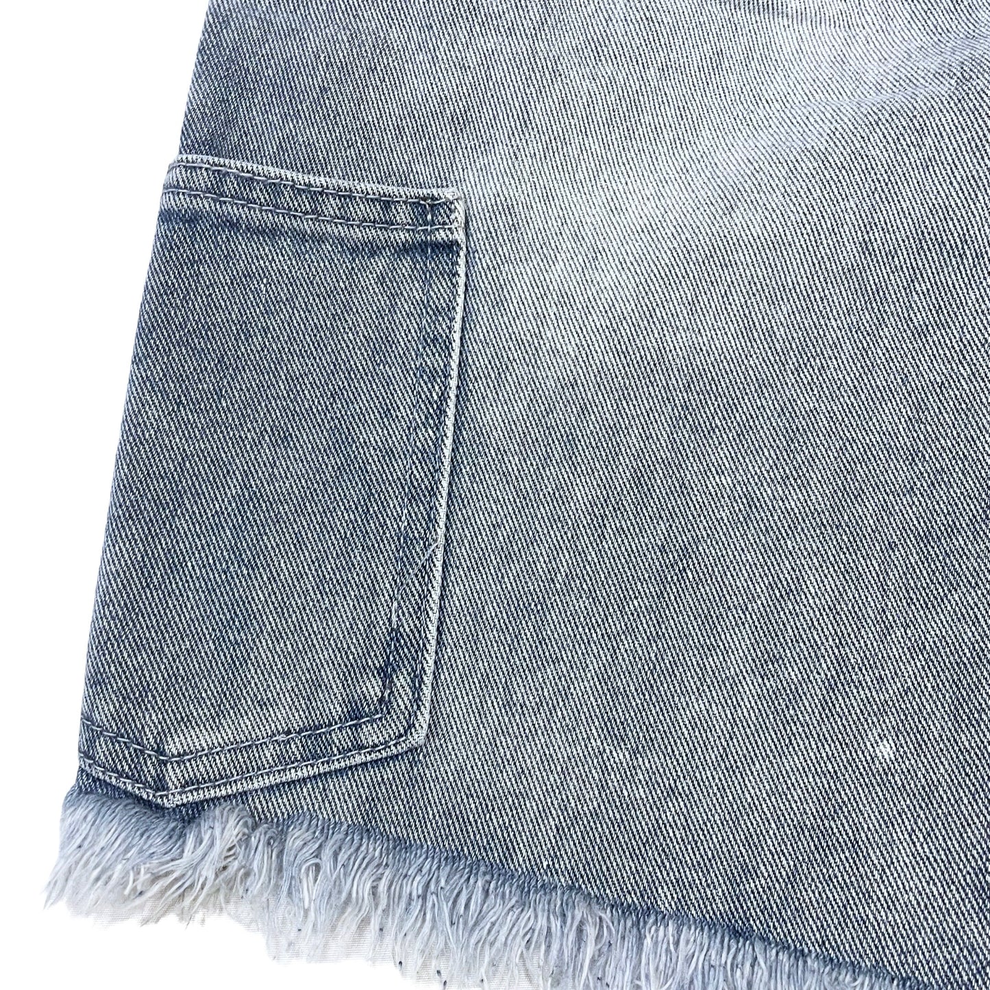 PAINTER DENIM SHORTS - L.BLUE