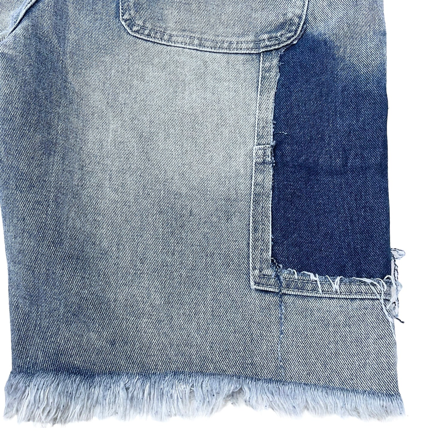 PAINTER DENIM SHORTS - L.BLUE