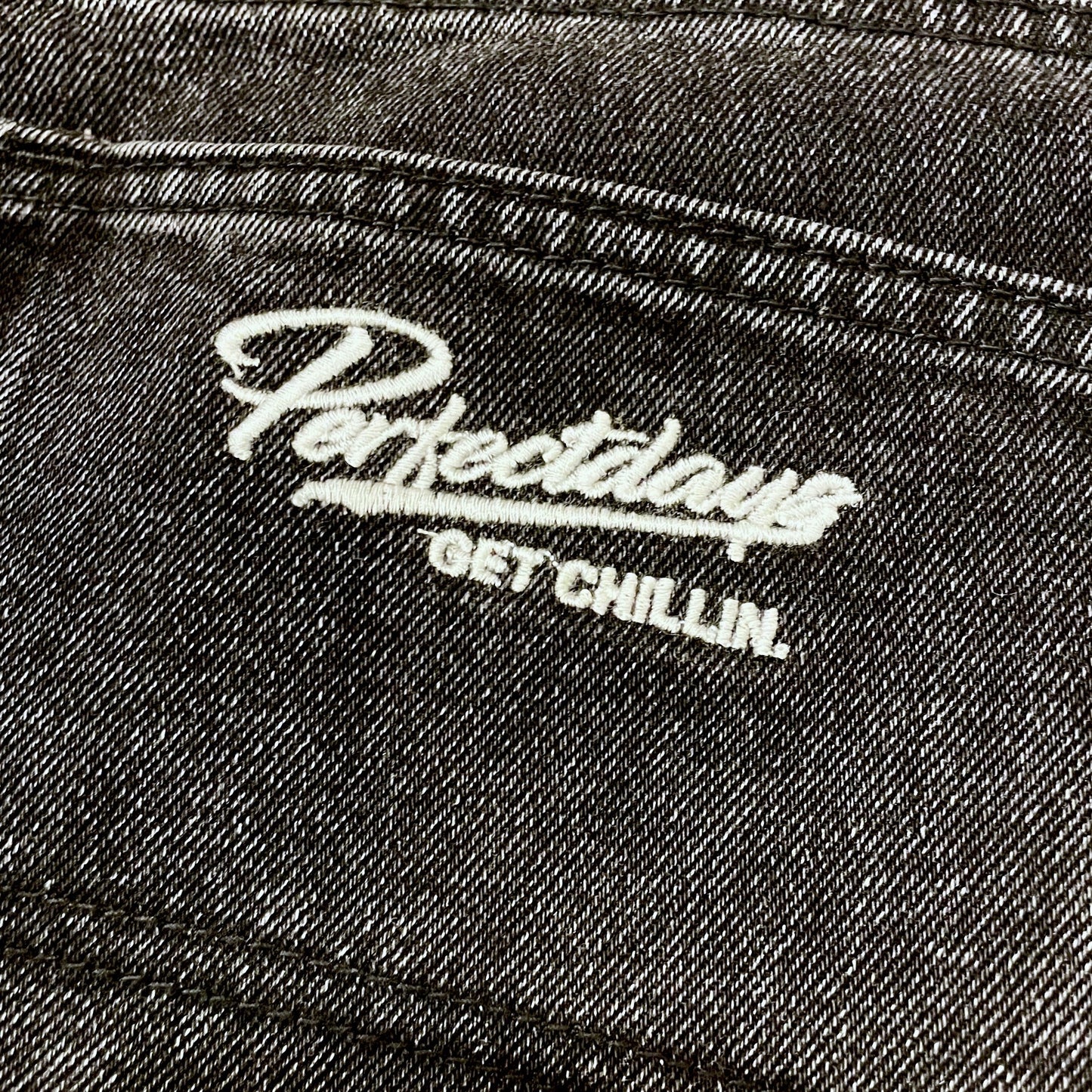 PAINTER DENIM SHORTS - BLACK