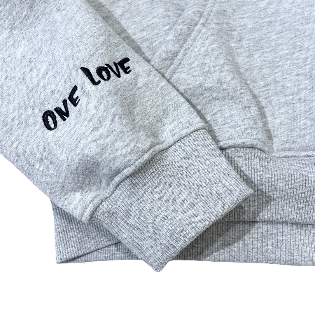 Women's NY BUTTERFLY HOODIE - GREY / BLACK