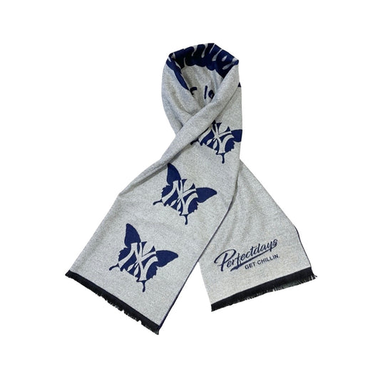 NY BUTTERFLY STOLE - NAVY