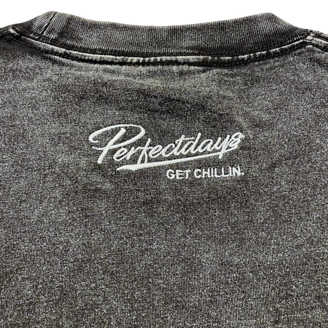 "DOVE" PIGMENT S/S TEE - BLACK